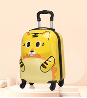 Maleta Infantil con Diseño de Tigre de Dibujos Animados, Precio al por Mayor, Maleta Rígida con Ruedas Giratorias