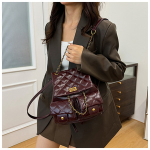 Bolso de Mano para Mujer, de Cuero PU, Bolsos de Viaje de Lujo, Bolso de Hombro de Diseñador para Mujer, Bolso Bandolera, Mochila - Product Image 2