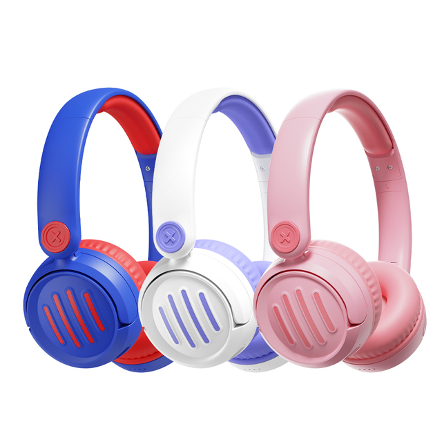2025 Factory Price Wireless Foldable Kid Earphones Dynamic Stereo Sound Headphones for Sports Phone PC Gaming Kids Travel Gift