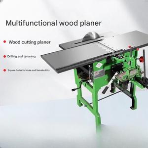 Raboteuse <span class=keywords><strong>de</strong></span> table 260/310 mm, largeur <span class=keywords><strong>de</strong></span> rabotage 120 mm, machine combinée pour le travail du bois, rabotage, <span class=keywords><strong>tenonnage</strong></span> et perçage - Product Image 3