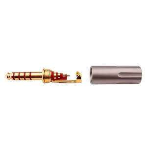 Connecteur de casque <span class=keywords><strong>HiFi</strong></span> en cuivre non magnétique, jack 4,4 mm, 5 pôles, stéréo, pour réparation, entièrement équilibré, à souder - Product Image 2