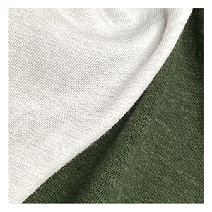 62014-all'ingrosso tessuto singolo Jersey personalizzato 70% <span class=keywords><strong>cotone</strong></span> organico 30% tessuto canapa 125gsm maglia canapa T Shirt tessuto - Product Image 3