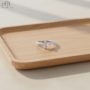 Hot Selling Classic Design 18K Solid Gold Natural Diamond Without Main <b>Stone</b> Solitaire Semi Mount Ring For Women's Wedding Band - Product Image 4