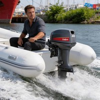 Nuevo Motor Fuera de Borda de Gasolina J de 40HP y 2 Tiempos 2025, Compatible con Tecnología Yamaha