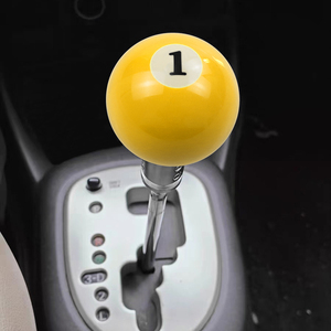 JDM, новый дизайн, бильярдный шар из смолы, головка переключателя, гоночный автомобиль, стиль, производительность, круглый шар, ручка переключения передач, детали салона автомобиля - Product Image 4