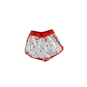 SS0871 Pantalones cortos personalizados con estampado de rayas y estrellas del 4 de julio, pantalones cortos de verano para mujer adulta, venta al por mayor. - Product Image 5