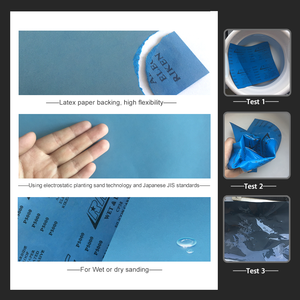9 ''x 11'' rettangolo carta vetrata umido o secco foglio di levigatura Super Fine per abrasivi utensili per lucidatura molatura - Product Image 3
