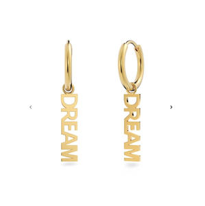 <span class=keywords><strong>Orecchini</strong></span> <span class=keywords><strong>pendenti</strong></span> personalizzati in <span class=keywords><strong>acciaio</strong></span> inossidabile taglio Laser targhetta verticale a goccia parole con nome personalizzato sogno speranza amore <span class=keywords><strong>orecchini</strong></span> - Product Image 1
