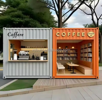 Bar et café en conteneur pop-up de 10 pieds / 20 pieds, magasin modulaire mobile, magasin de proximité à vendre, boutique mobile