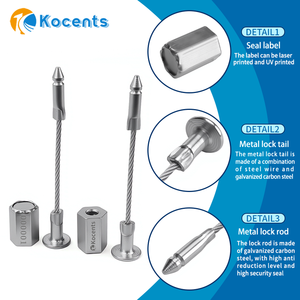 BTS-008 Chất lượng cao Chứng Khoán sẵn sàng bán buôn mạ kẽm an ninh Bolt seal khóa cho Heavy Duty container cửa - Product Image 3