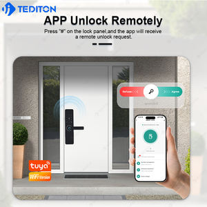 Tediton Tuya TTlock House Serrure intelligente pour porte avant Serrure <span class=keywords><strong>de</strong></span> porte interne à combinaison avec <span class=keywords><strong>code</strong></span> numérique Serrure <span class=keywords><strong>de</strong></span> porte électrique intelligente - Product Image 5
