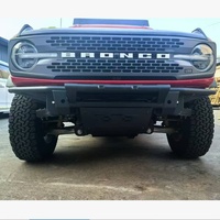 Nouveau pare-chocs avant en acier au carbone avec protection anti-sable, installation non destructive, accessoires de modification automobile pour Bronco 2021-2026