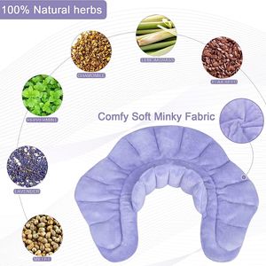 Bantalan pemanas Microwave untuk bahu leher dan pereda nyeri punggung dengan penghangat leher panas lembab - Product Image 3