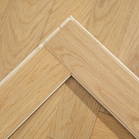 Parquet en bois d'ingénierie pur à 3 couches, placage en bois dur naturel, structure équilibrée, résistant à l'humidité et facile d'entretien