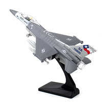 Moulé sous pression 1:64 alliage chasseur F16 modèle son et lumière Pullback Aviation avion militaire jouet modèle affichage métal modèle militaire