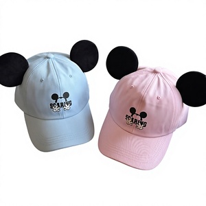 <span class=keywords><strong>Gorra</strong></span> de Béisbol de 6 Paneles con Bordado de Orejas de <span class=keywords><strong>Mickey</strong></span> <span class=keywords><strong>Mouse</strong></span>, Primavera/Verano 2026, para Padres e Hijos, para Fotos al Aire Libre, Gorro Infantil de Algodón Puro - Product Image 1