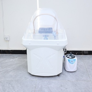 Professional Hair Washing Portable White Shampoo Sink Bowl with Spa Head Water Circulation Therapy and 60L Water Storage - Product Image 4