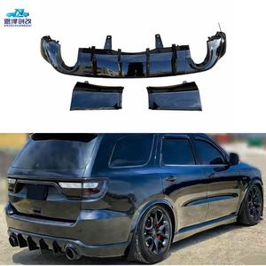 Pour <span class=keywords><strong>Dodge</strong></span> <span class=keywords><strong>Durango</strong></span> 2011-2025 Diffuseur arrière en plastique de haute qualité couleur noir brillant Kit carrosserie modifié - Product Image 1