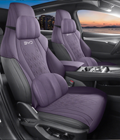 Kit de siège 2020-2025 BYD Song Plus BYD Sealion 07 EV 5 pièces en cuir Style sport toutes saisons housse de siège de voiture