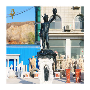 Métal Art Homme Nu Statue Extérieur Grand Bronze Célèbre Figure <span class=keywords><strong>Grecque</strong></span> Apollo Statue <span class=keywords><strong>Sculpture</strong></span> - Product Image 4