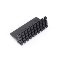 Dissipateur thermique en aluminium extrudé, profil de dissipateur thermique personnalisé OEM, refroidissement LED CPU GPU