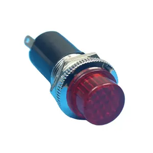 Hot sale 6-24V small led plastic indicator light spontaneous light indicator