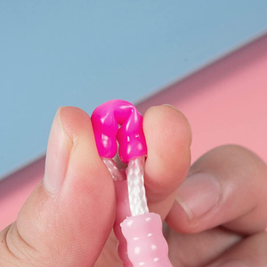 Nhà máy tập thể dục hạt PP + TPR xử lý + TPE Doanh tập thể dục phòng tập thể dục mềm đính cườm PVC có thể điều chỉnh trẻ em nhảy Bỏ qua dây - Product Image 2