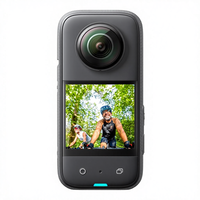 Cámara de Acción Insta360 X3 4K Ultra HD, Resistente al Agua hasta 10 m, Zoom Óptico de 10x-20x, Edición con IA, Video Deportivo Profesional
