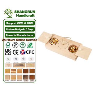 Mangeoire en bois massif pour hamster, jouet de forrage écologique pour animaux de compagnie, fabriqué en Chine, friandise cachée pour hamster, qualité supérieure à prix compétitif - Product Image 1