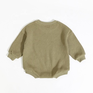 Pelele <span class=keywords><strong>de</strong></span> bebé <span class=keywords><strong>de</strong></span> alta calidad para recién nacido, Pelele <span class=keywords><strong>de</strong></span> invierno <span class=keywords><strong>de</strong></span> varios colores, mono <span class=keywords><strong>de</strong></span> punto informal para bebé - Product Image 4
