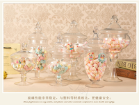 Bouteille en verre transparente de grande taille pour bonbons, buffet de bonbons, présentoir élégant, pot de rangement pour bonbons, pot de rangement pour bonbons pour la décoration de la maison
