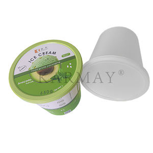 Envase de Plástico para Crema Agria de 650g 25OZ con Tapa y Logotipo IML, Estilo Griego, para Yogurt, Suministro de Fábrica - Product Image 3