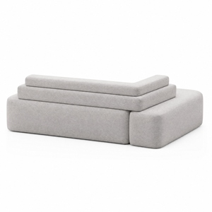 Sofá Seccional de 4 Plazas JM Luxury Fabric, 3000x1360x700mm |   Uso en Sala de Estar |   Gama Alta |   Personalizable por OEM - Product Image 2