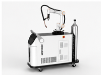 Bras robotisé de soudage DONSIN Cobot à six axes avec PLC et alimentateur de fil, performances de soudage laser stables