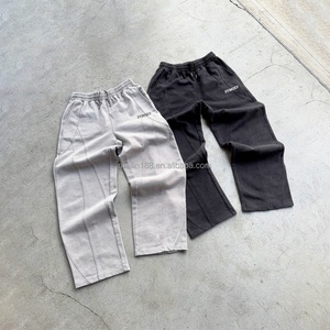 Pantalones Deportivos de Alta Calidad Hechos a Medida, Pantalones Deportivos con Lavado Ácido para Hombre, Pantalones Deportivos Anchos y Holgados de Gran Tamaño - Product Image 1