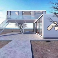 Moderne Prefab Gemoduleerde 20ft Verplaatsbare Mini-Woning Hotel Slimme Apple Cabin Slaapcontainer Pod Huis met Badkamer