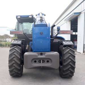 Carretilla elevadora telescópica tipo construcción 4WD modo cangrejo con motor de turbocompresor Cummins 7M 10M altura de elevación telescópica - Product Image 3