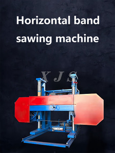 Scie à ruban diesel mobile chinoise Scie à ruban portable Scierie à bras à essence Grande roue de rabot Tête de coupe en bois - Product Image 2