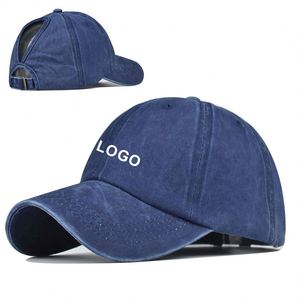 Wholesale Fashion Adjustable Ponytail Sports <b>Hat</b> Custom Logo <b>Baseball</b> Caps for <b>Women</b> With Ponytail - Product Image 2