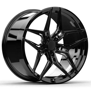 Jantes forgées à profil profond 5x100 5x108 5x112 5x114.3 5x115 5x120 6x139.7 Camaro Hellcat Mustang Challenger Charger M3 RS5 <span class=keywords><strong>AMG</strong></span> C63 C8 - Product Image 1
