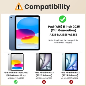 Custodia Folio Premium MoKo in Pelle PU con Supporto per iPad A16 11a Generazione 2025 - Product Image 2
