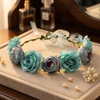Couronne de fleurs pour demoiselle d'honneur, bandeau de mariage, guirlande de cheveux, coiffe bohème, bandeaux floraux de mariée