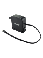 DYH-1707 Einseitig Ausziehbarer USB Mini-Stromkabel-Aufroller mit US-Stecker, Kunststoff, 1,2m Einziehbares USB-C-Kabel