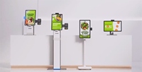 Máquina de pedido automático personalizada de 15,6 21,5 pulgadas, impresora Pos NFC de modularización, quiosco de autoservicio de escaneo QR para restaurantes y hoteles