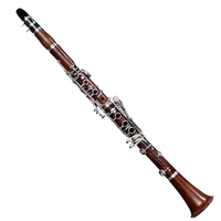 Bb Clarinet 17Keys Mahogany Wood Body Nickel-Silver Plated Keys Professional Woodwind Instrument OEM Custom Wholesale KINGMUSICO