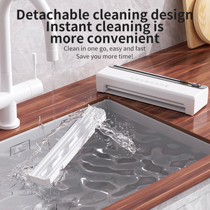 Báo Chí-Miễn phí chân không niêm phong máy, công suất cao hộ gia đình không dây chân không niêm phong với máy cắt, đầy đủ bắt đầu Kit với <span class=keywords><strong>pre</strong></span>-cắt Túi * 10 - Product Image 5