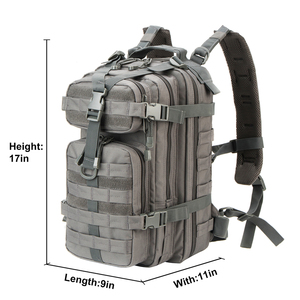 Sac à dos tactique personnalisé avec logo, 25L-35L, système Molle, imperméable, pour la gym, la randonnée, le camping, le sport, pour hommes - Product Image 2