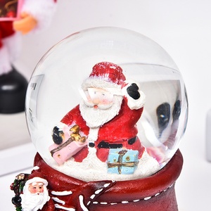 Scultura di Babbo Natale in Resina Dipinta Stile Europeo, Decorazione Creativa Ecologica per la Casa, Statuetta di Angelo, Modello Natalizio - Product Image 4