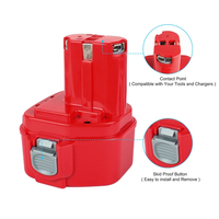 Batterie de remplacement 12V 2.0Ah 3.0Ah Ni-CD Ni-MH pour perceuses sans fil Makts batterie d'outil électrique rechargeable pour Makts ML1220
