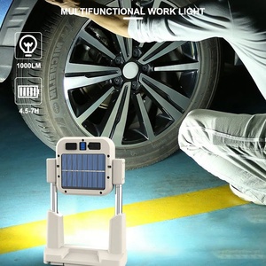 <span class=keywords><strong>New</strong></span> đa chức năng LED làm việc ánh sáng năng lượng mặt trời sạc ngoài trời ánh sáng bổ sung ánh sáng COB Telescopic đứng cắm trại đèn - Product Image 4
